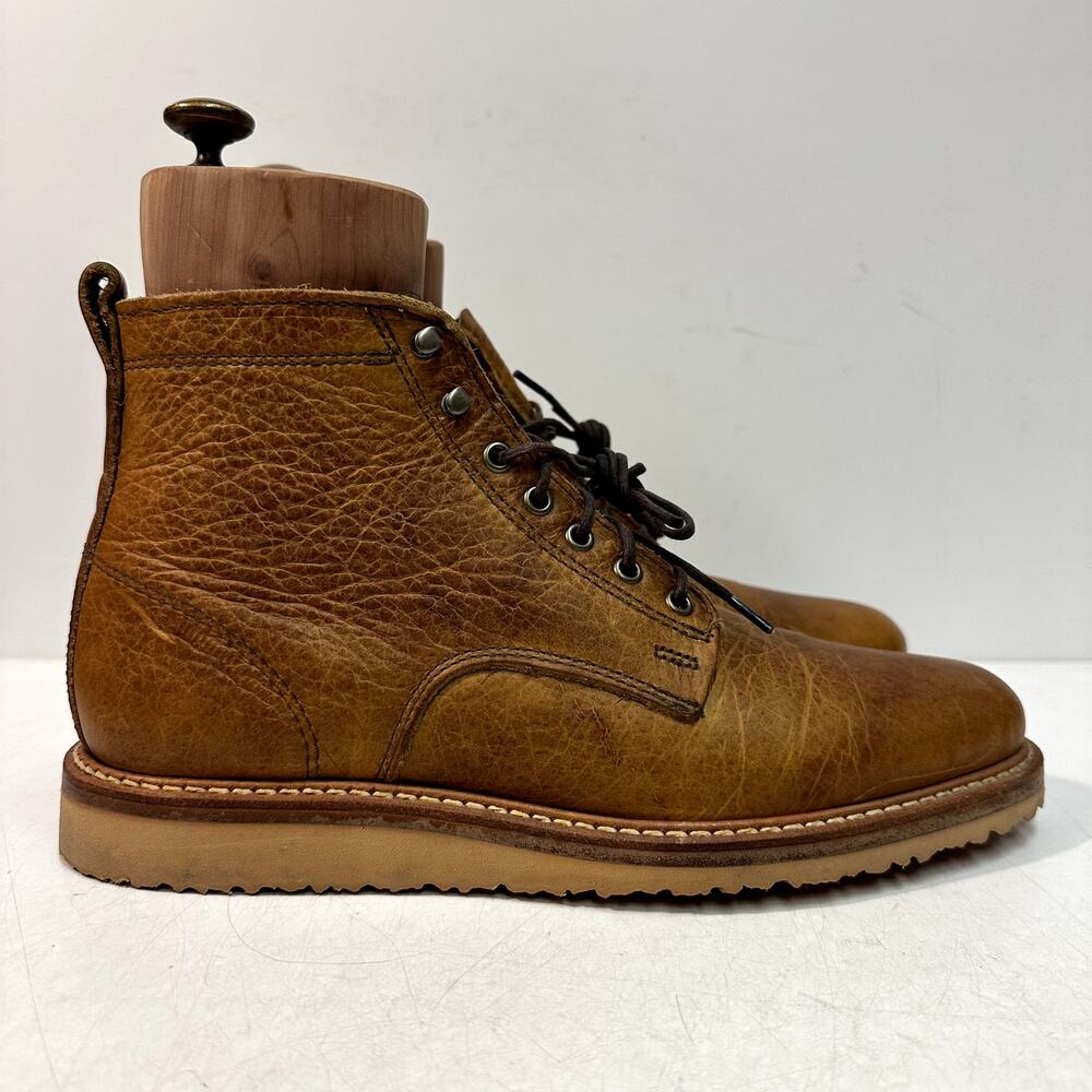 VGUC Rancourt & Co. x Huckberry Brunswick Boot Bison Brown Made in Maine USA 8 D